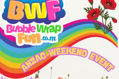 BUBBLE WRAP FUN ANZAC WEEKEND EVENT