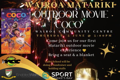 WAIROA MATARIKI OUTDOOR MOVIE