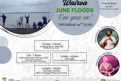 WAIROA JUNE FLOODS - ONE YEAR ON