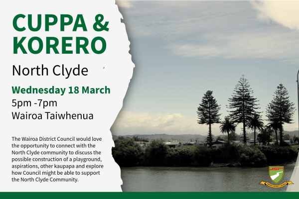 CUPPA & KORERO - NORTH CLYDE