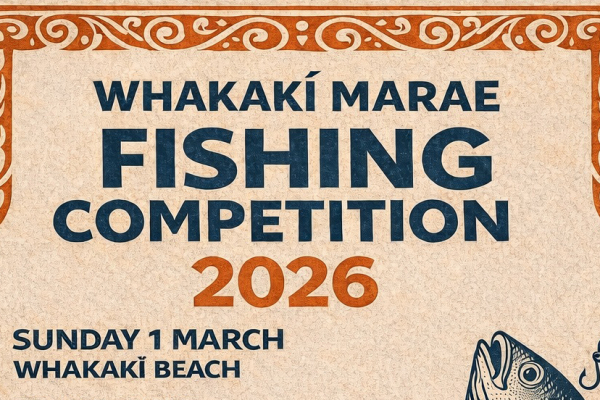 WHAKAKI MARAE FISHING COMPETITION 2026