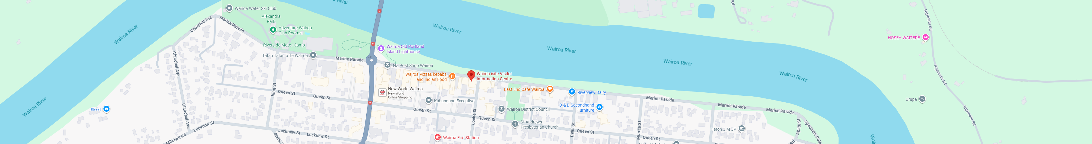 Wairoa isite location map