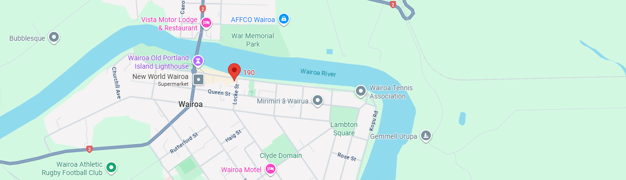 Wairoa isite location map